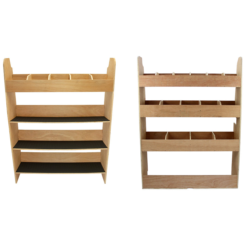 Unidade de prateleira divisória personalizada e caixa de ferramentas Ford Transit