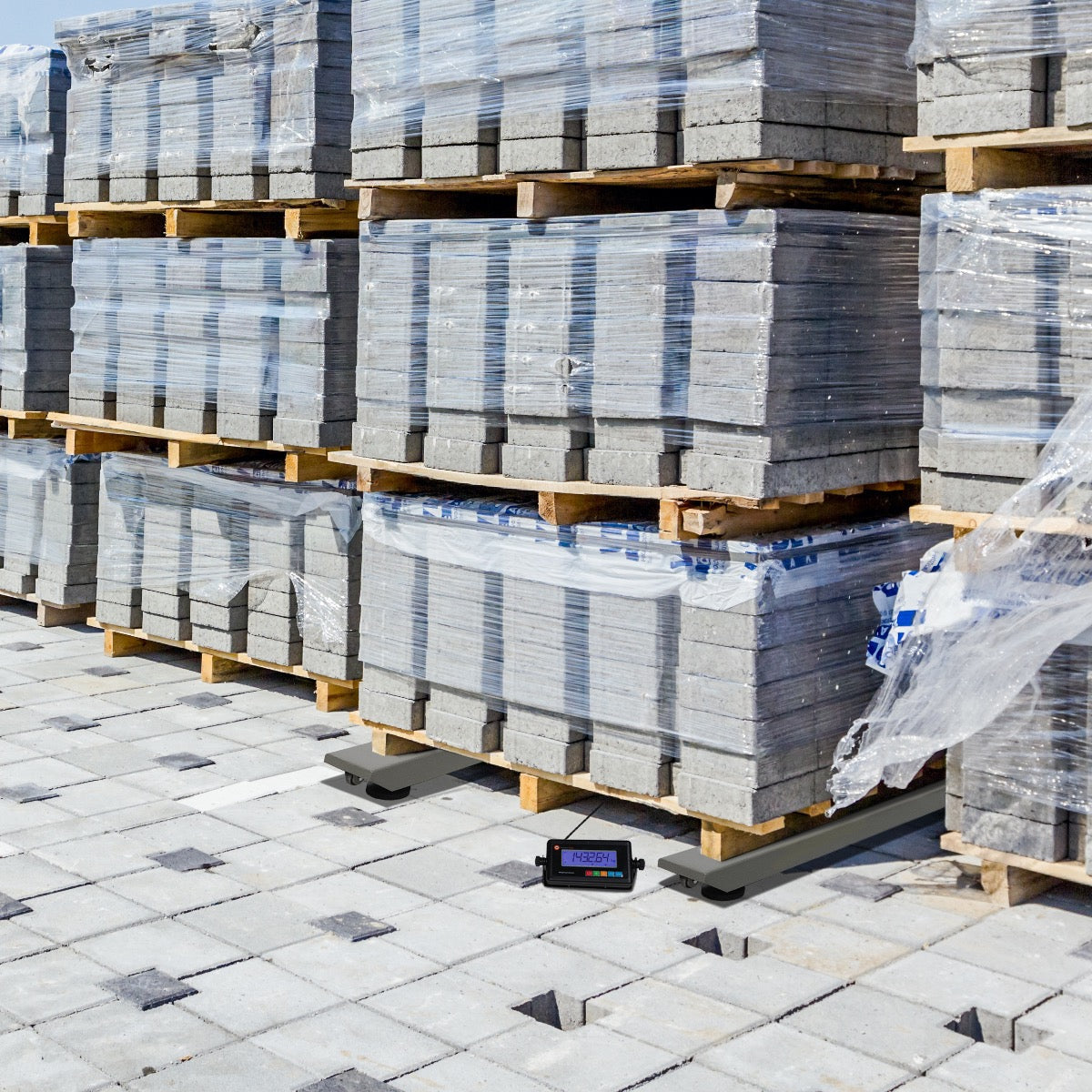 Balança Industrial T-Mech com Vigas 3000kg com Display Digital em Aço Inox