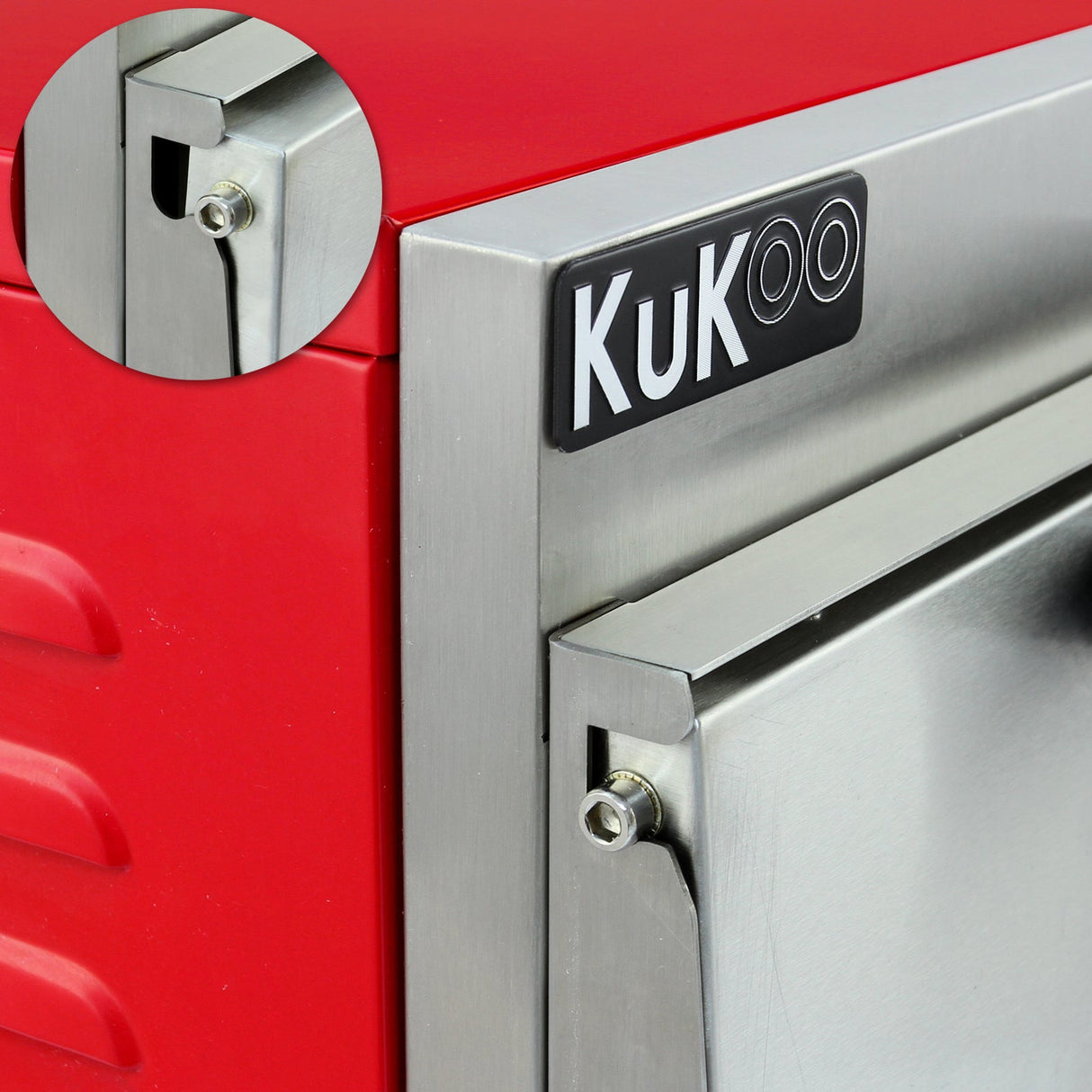 Forno elétrico KuKoo de aço inoxidá vel com cámara dupla