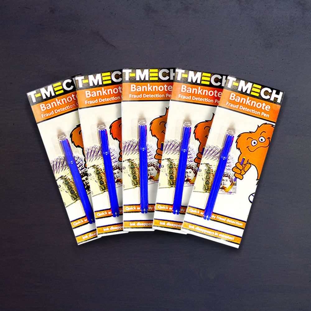 5 canetas detectoras de dinheiro falso