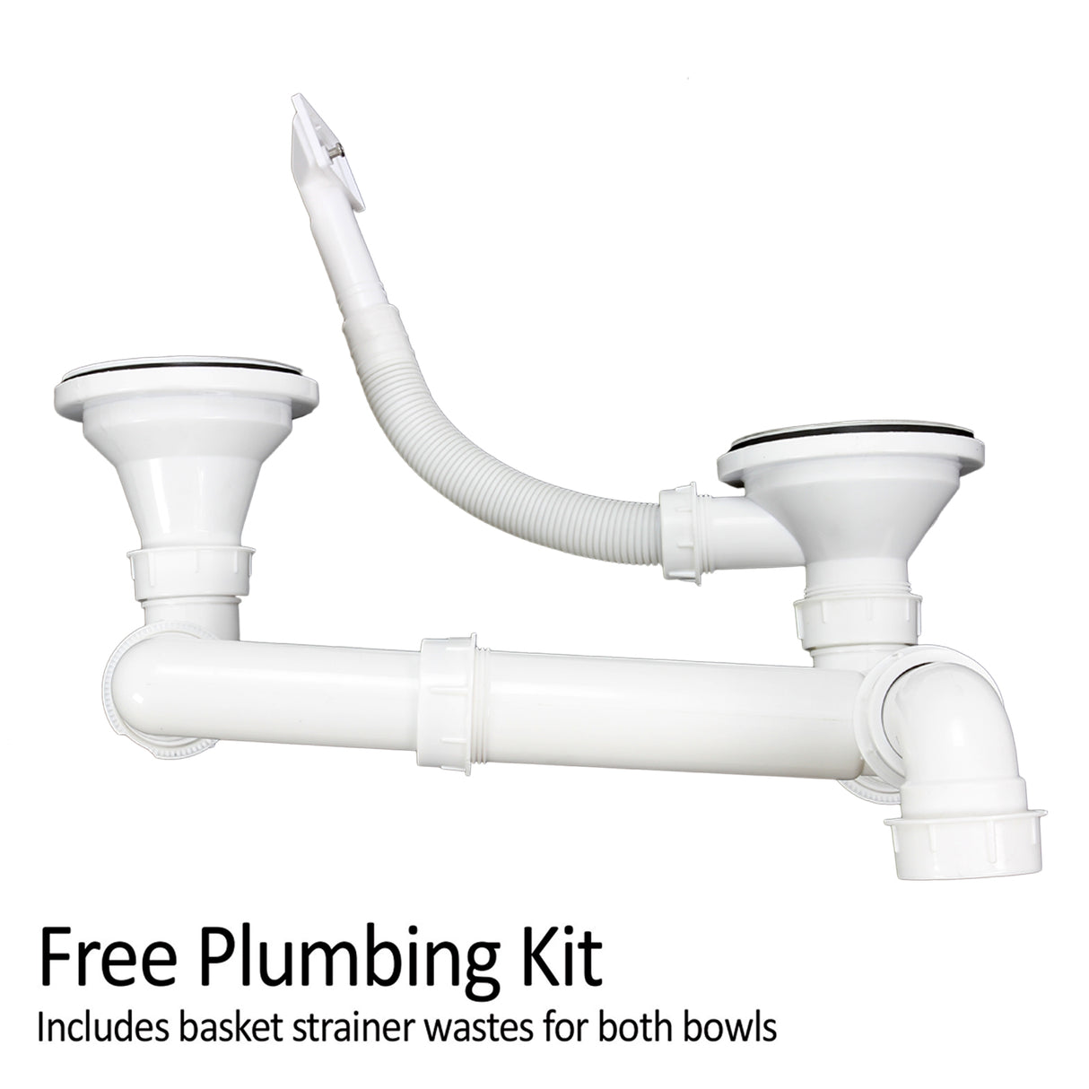 Pia de aço Kukoo e torneira Rainbow