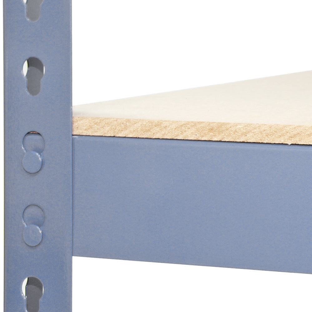 10 x prateleiras de metal Q-Rax, cinza, 120 x 50 x 180 cm