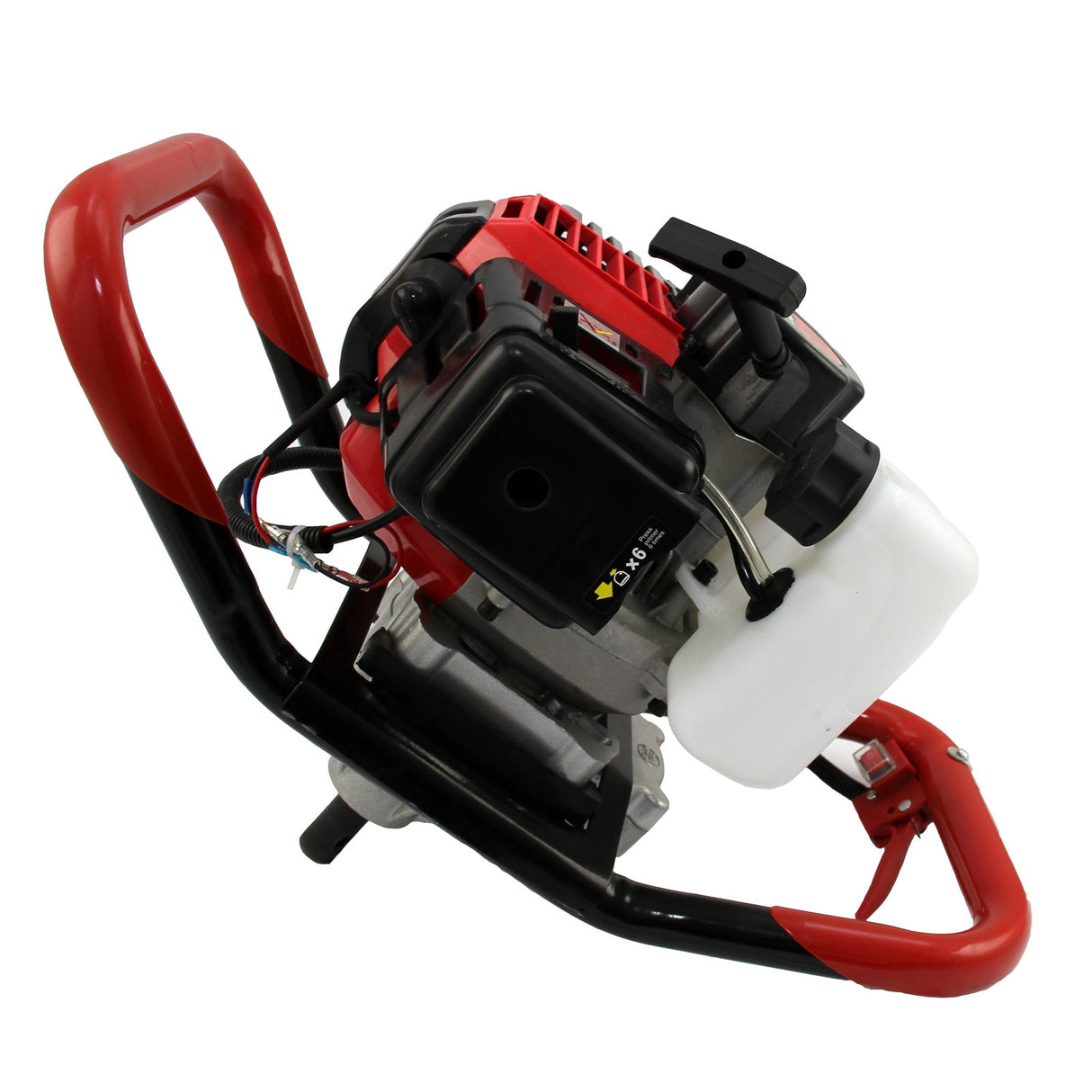 Trado terrestre de 4 tempos e poste-pregador