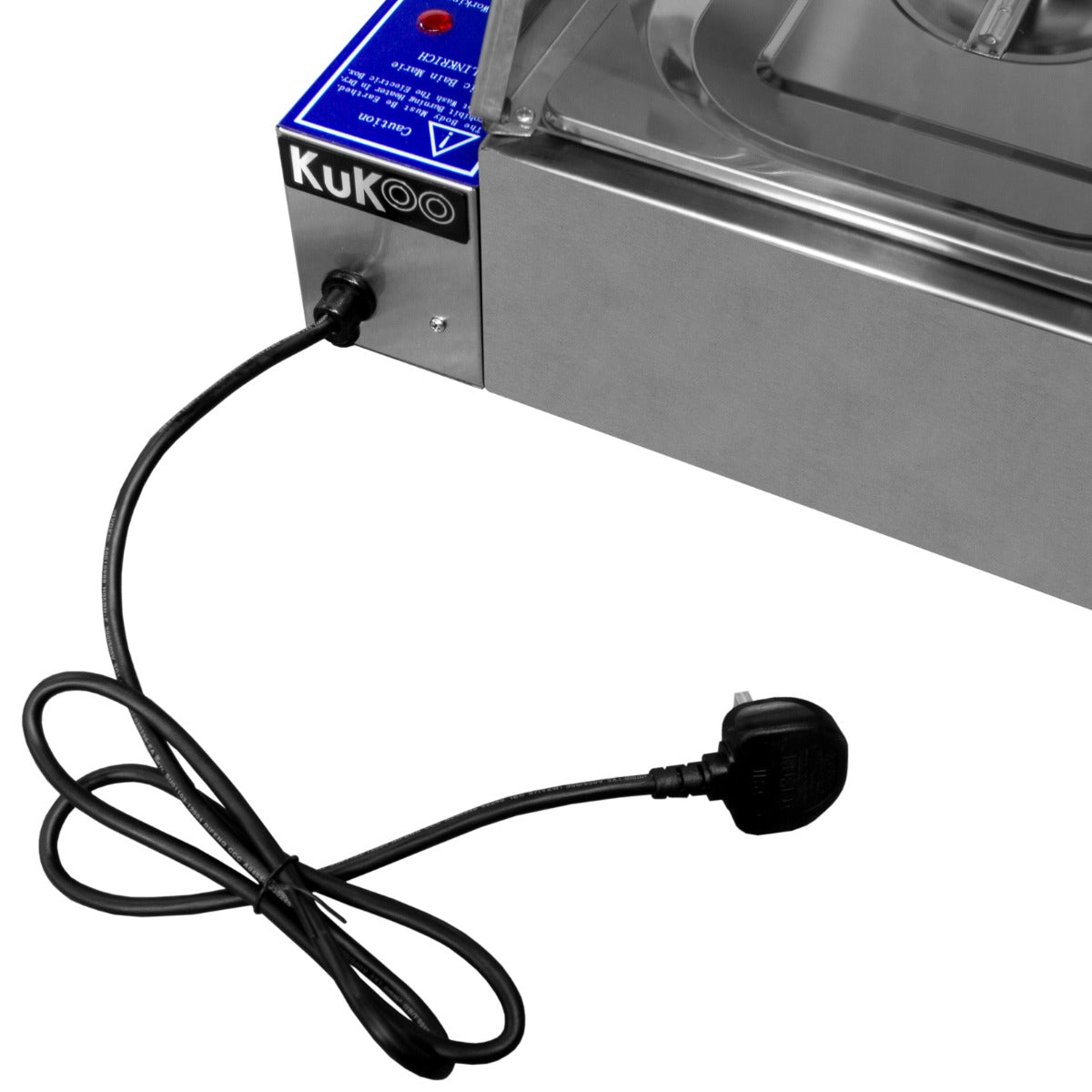 Expositor Banho Maria com 5 Panelas em Aço Inox