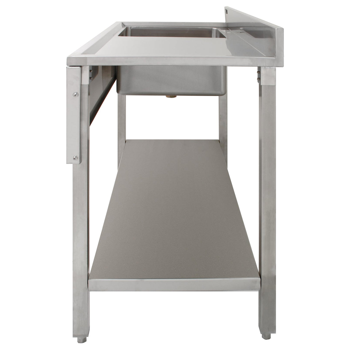 Pia comercial KuKoo com escorredor á… direita