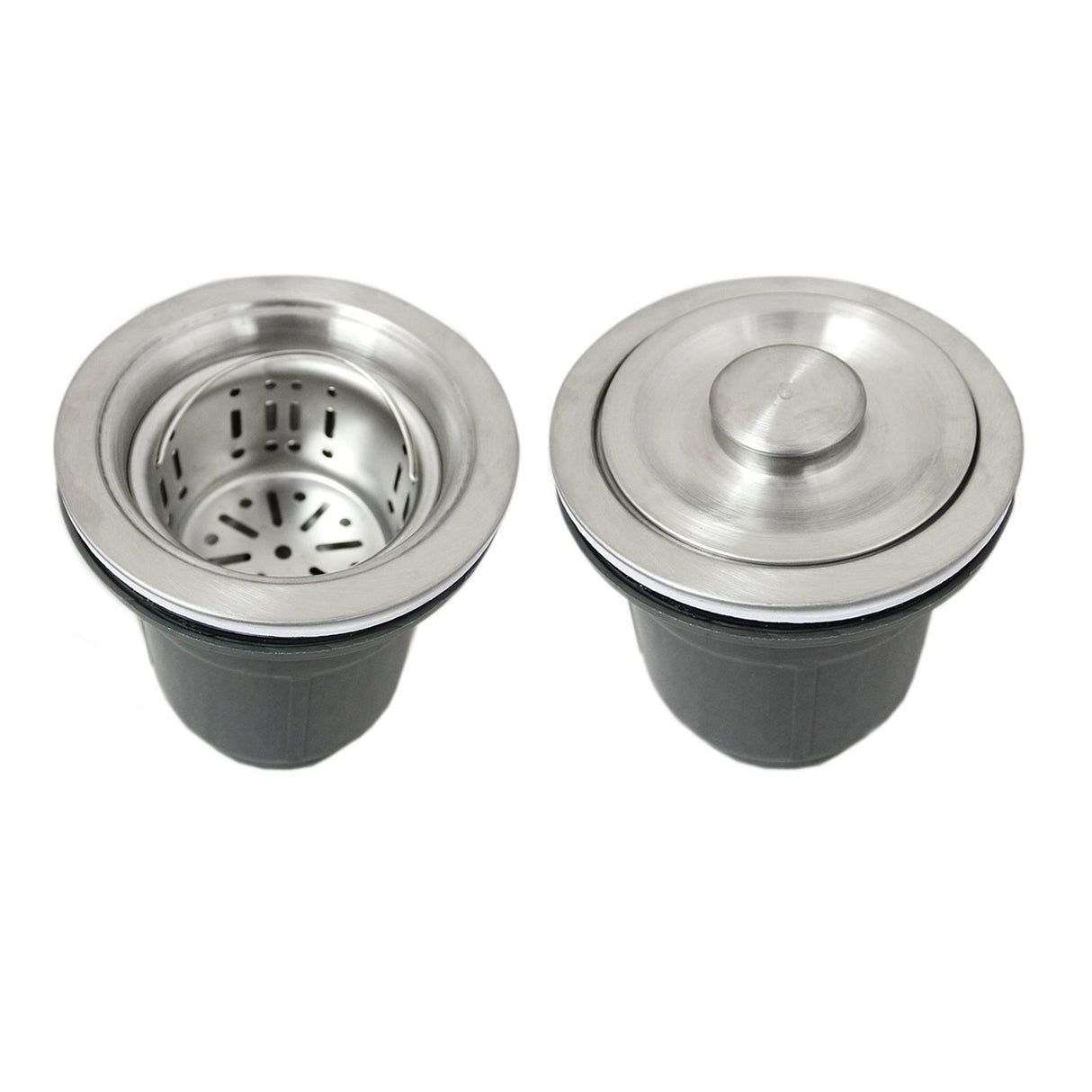 Bacia comercial feita a mão quadrada de aço inoxidá vel da pia da cozinha única