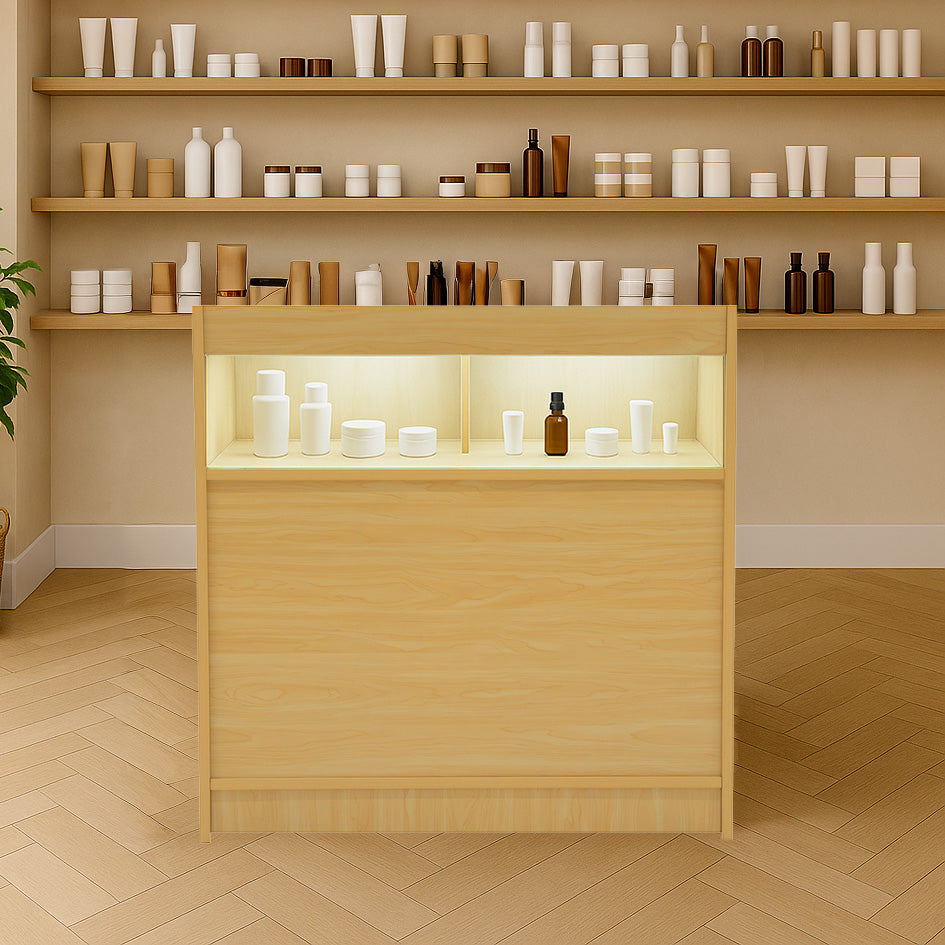 Balcão Comercial com Luz LED B900 – cor Maple