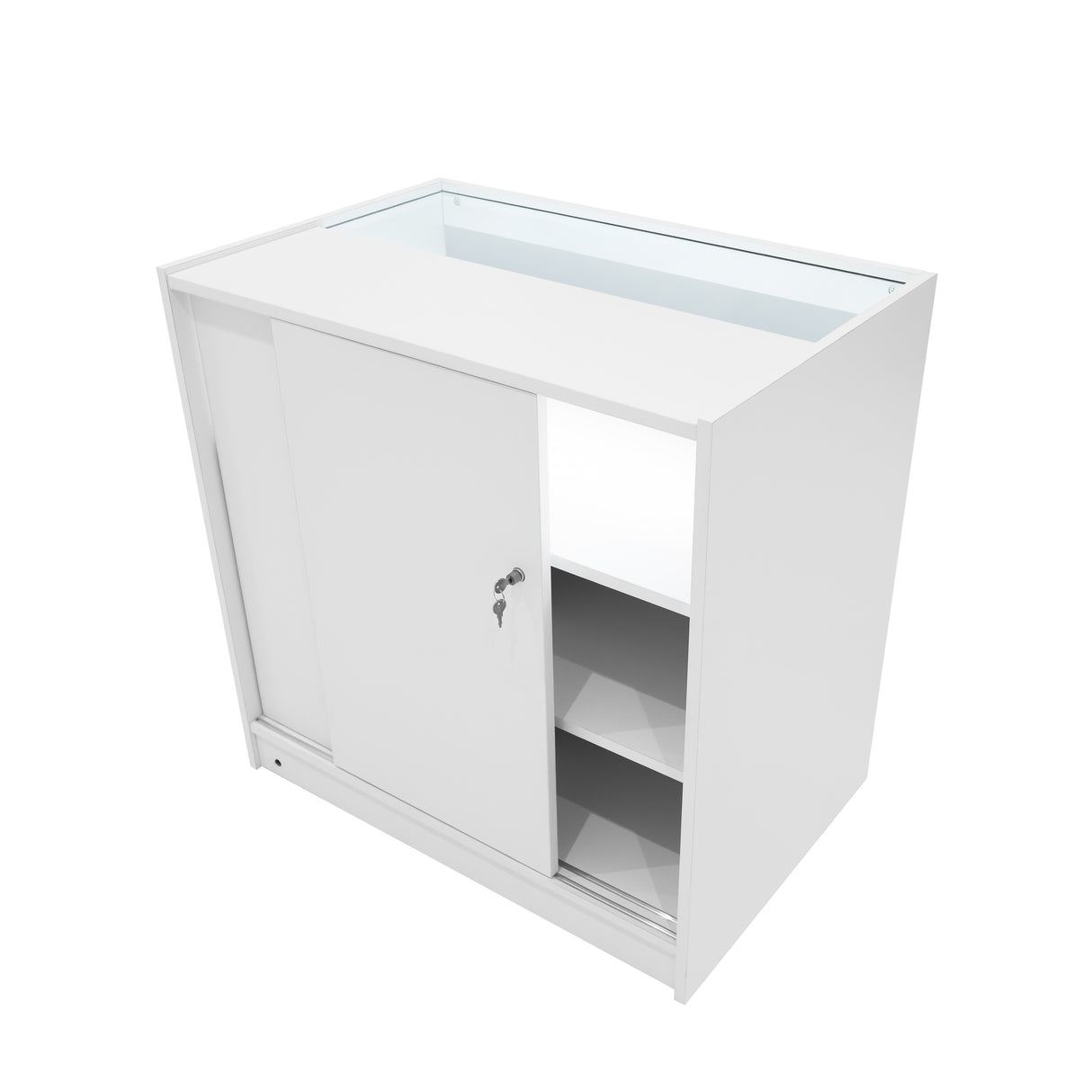 Conjunto de Balcões Comerciais com Luz LED "THESEUS" LM60+ 2x B900 – cor Branco