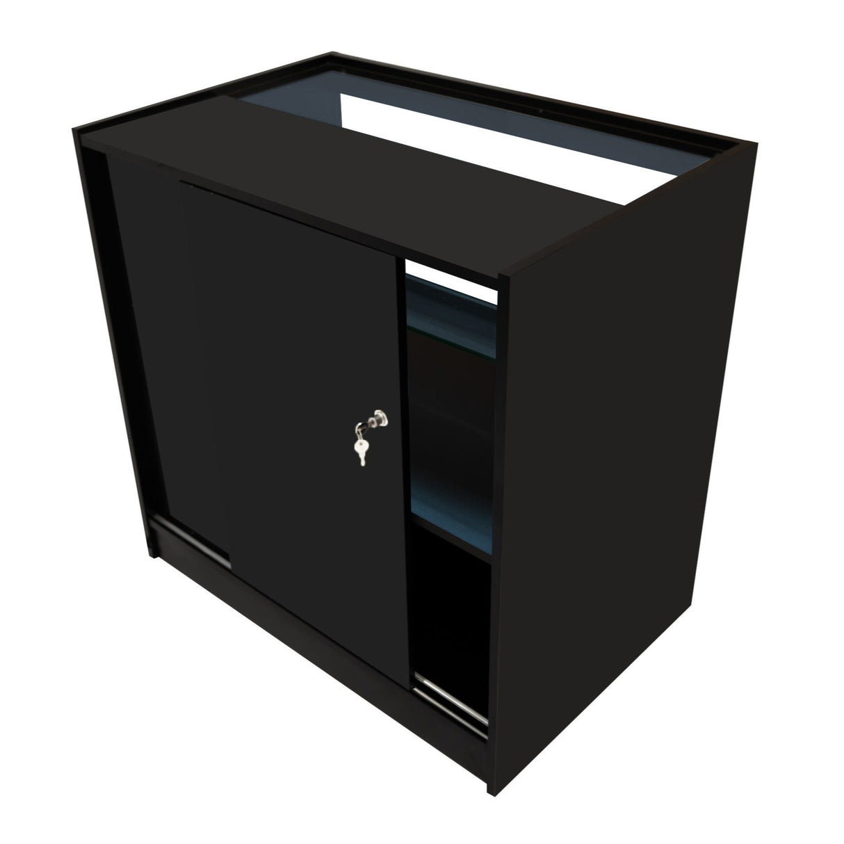 Balcão Comercial com Luz LED C900 – Preto