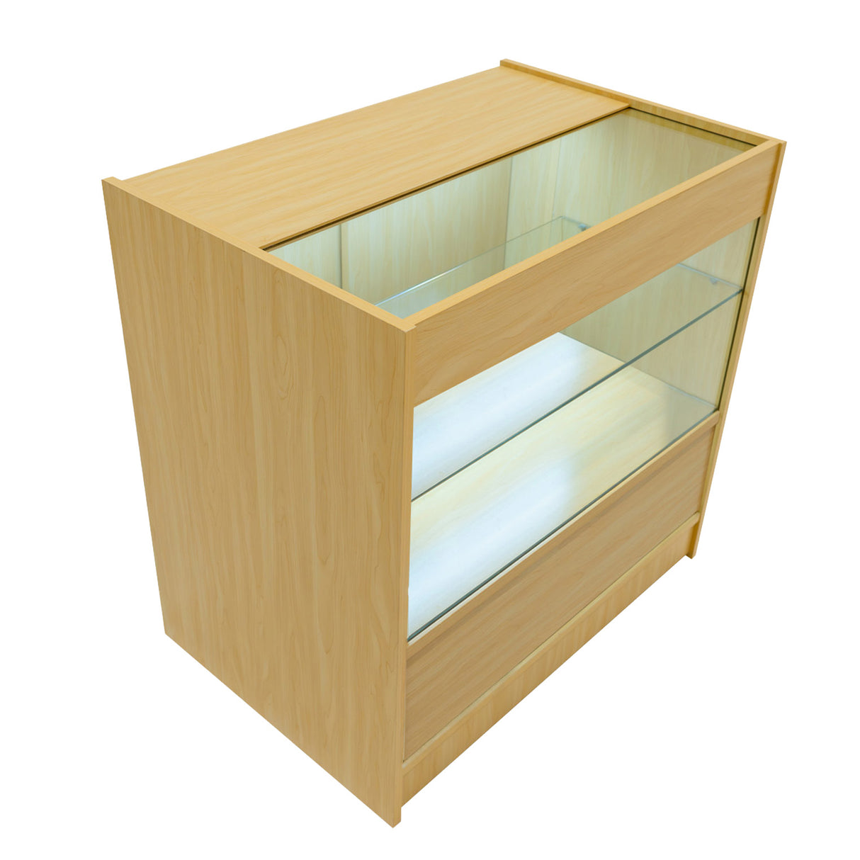 Balcão Comercial com Luz LED C900 – cor Maple