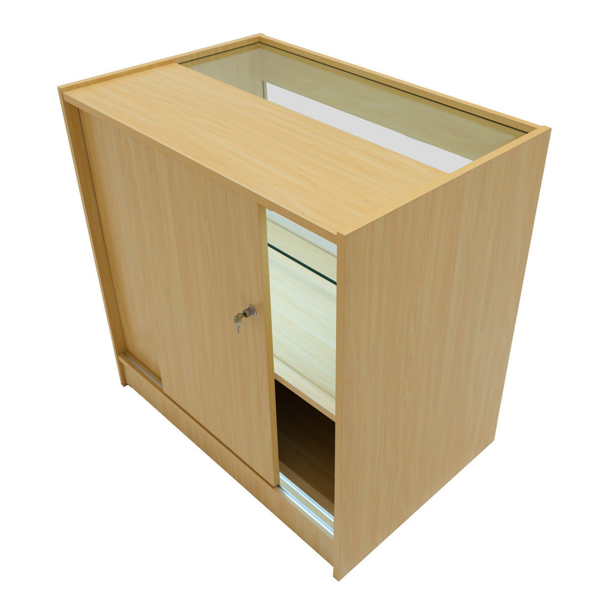 Balcão Comercial com Luz LED C900 – cor Maple