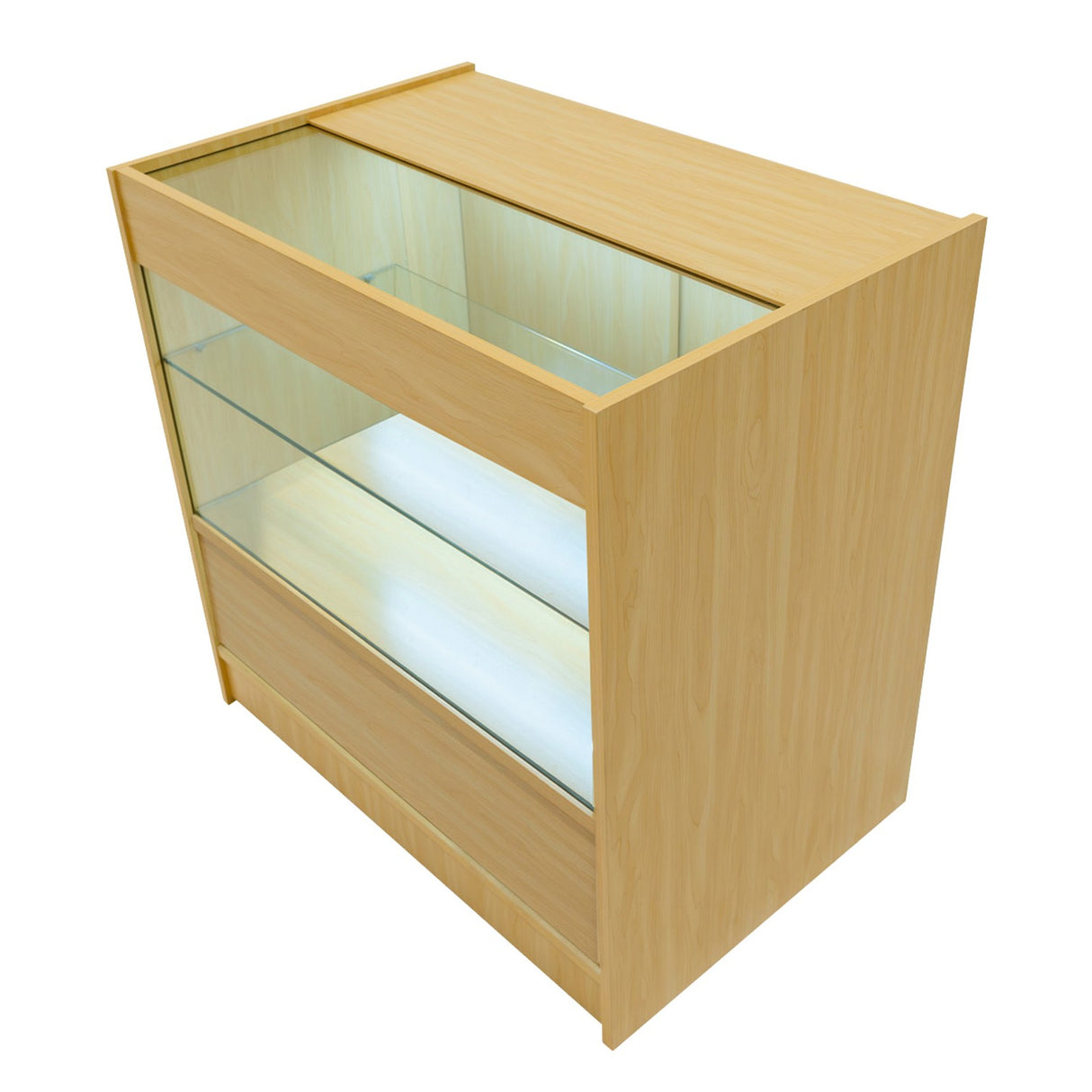 Balcão Comercial com Luz LED C900 – cor Maple