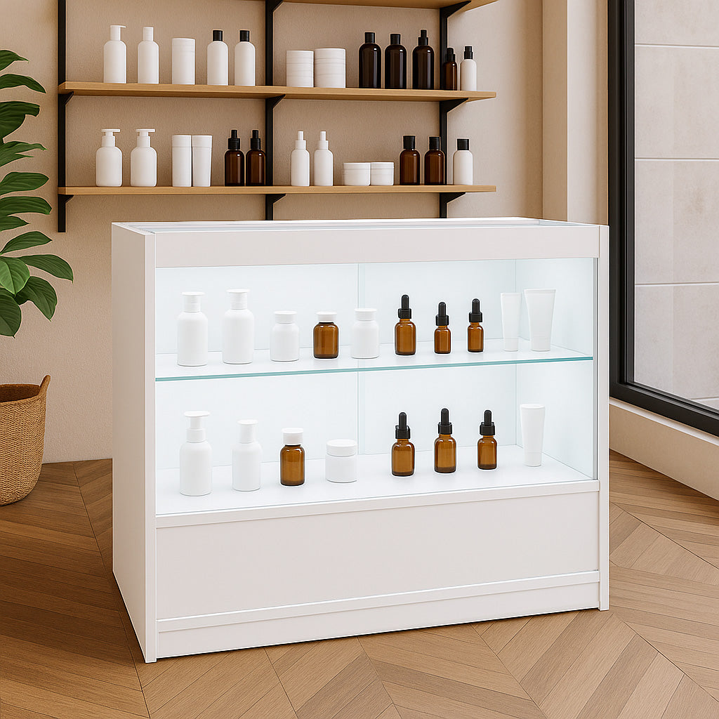 Balcão Comercial com Luz LED C900 – Branco