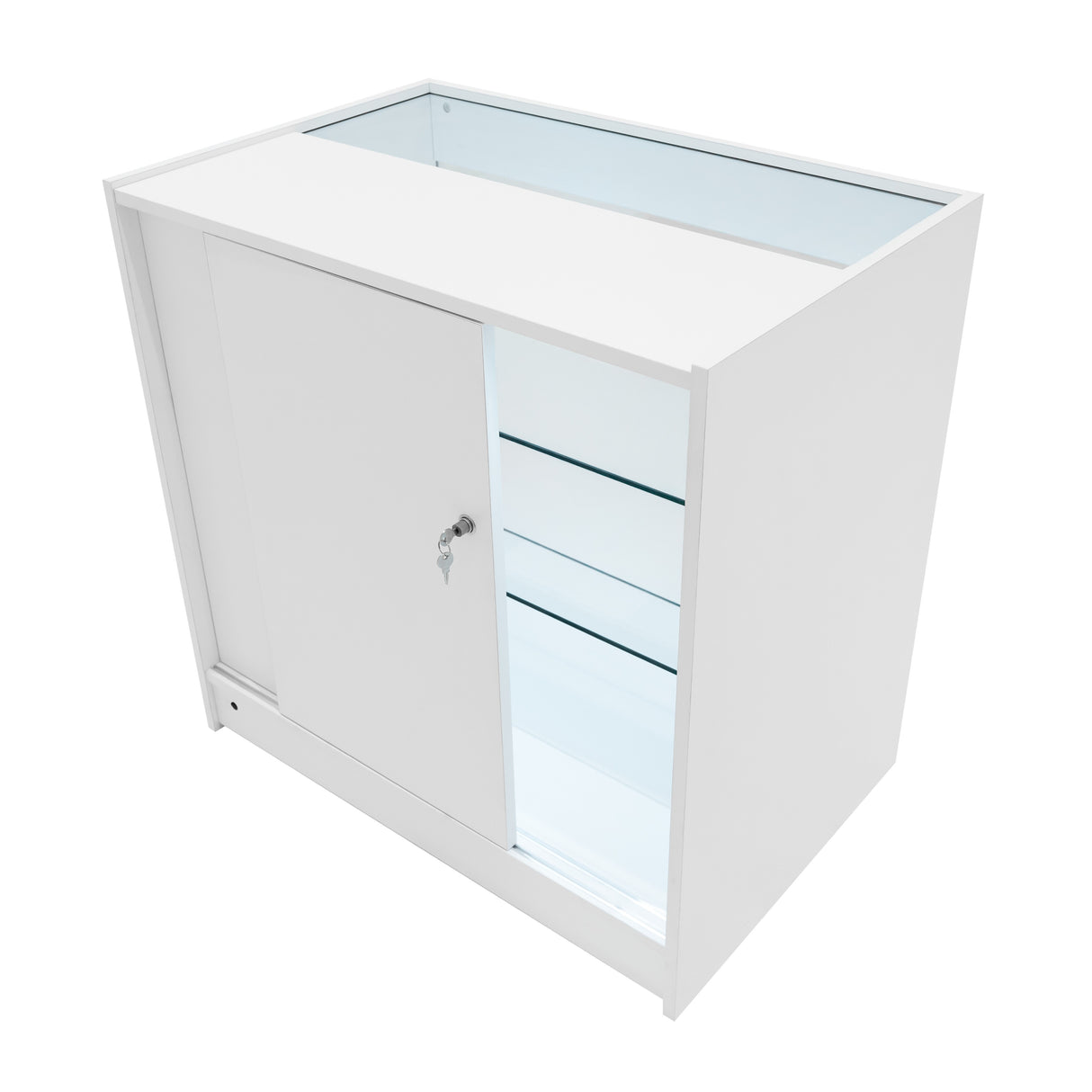 Balcão Comercial com Luz LED K900 – Branco