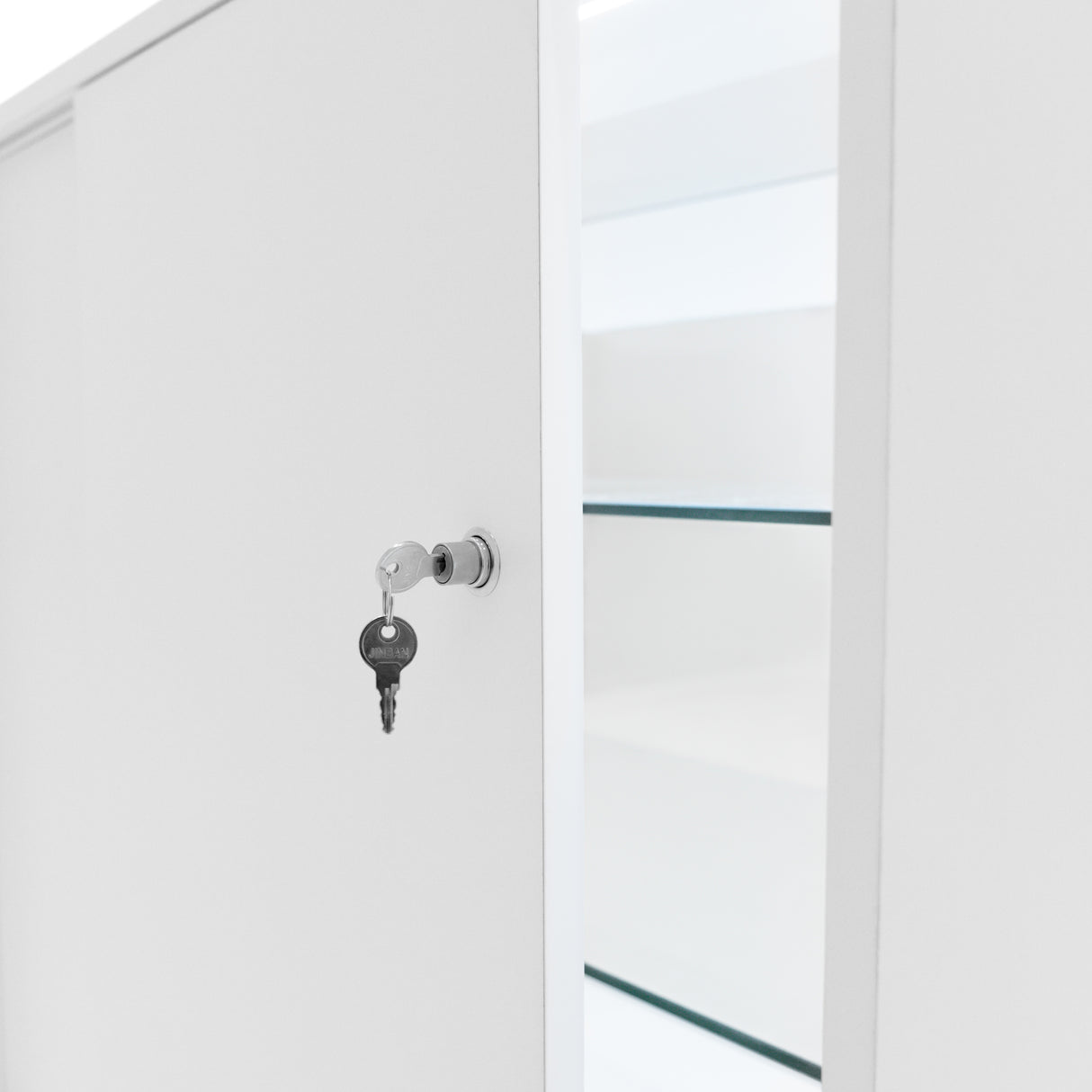 Balcão Comercial com Luz LED K900 – Branco