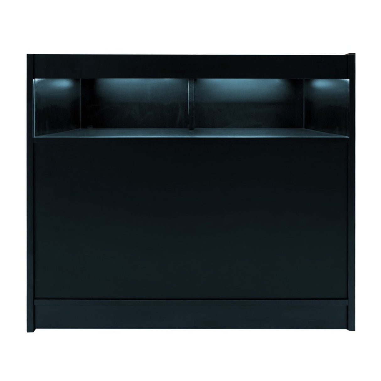 Balcão Comercial com Luz LED B1200 – Preto