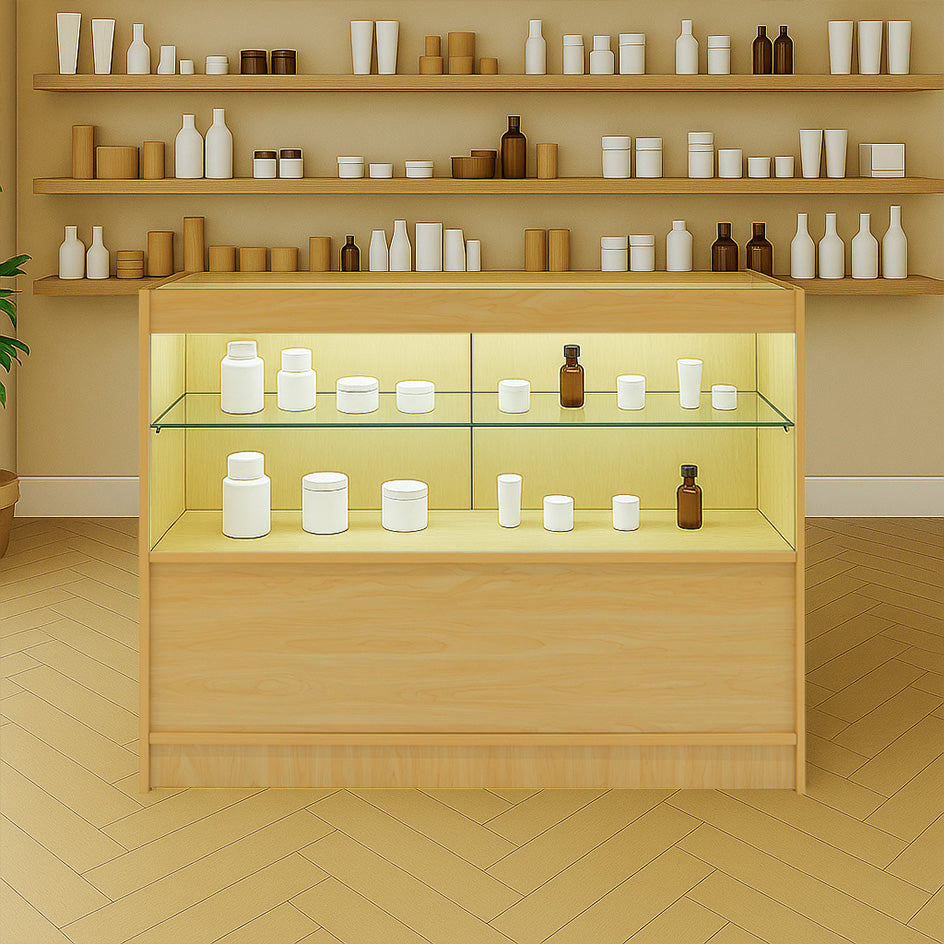 Balcão Comercial com Luz LED C1200 – Maple