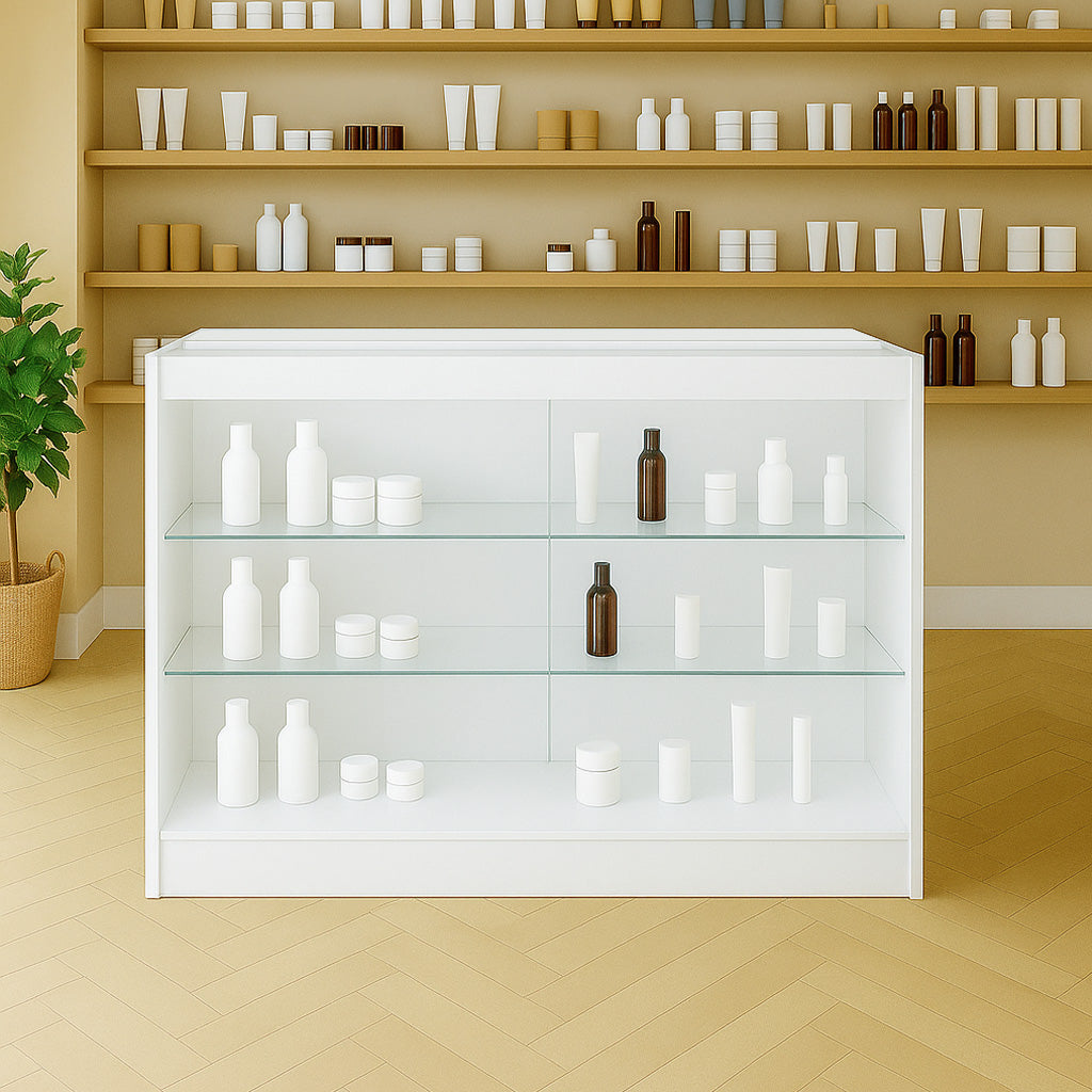 Balcão Comercial com Luz LED K1200 – Branco