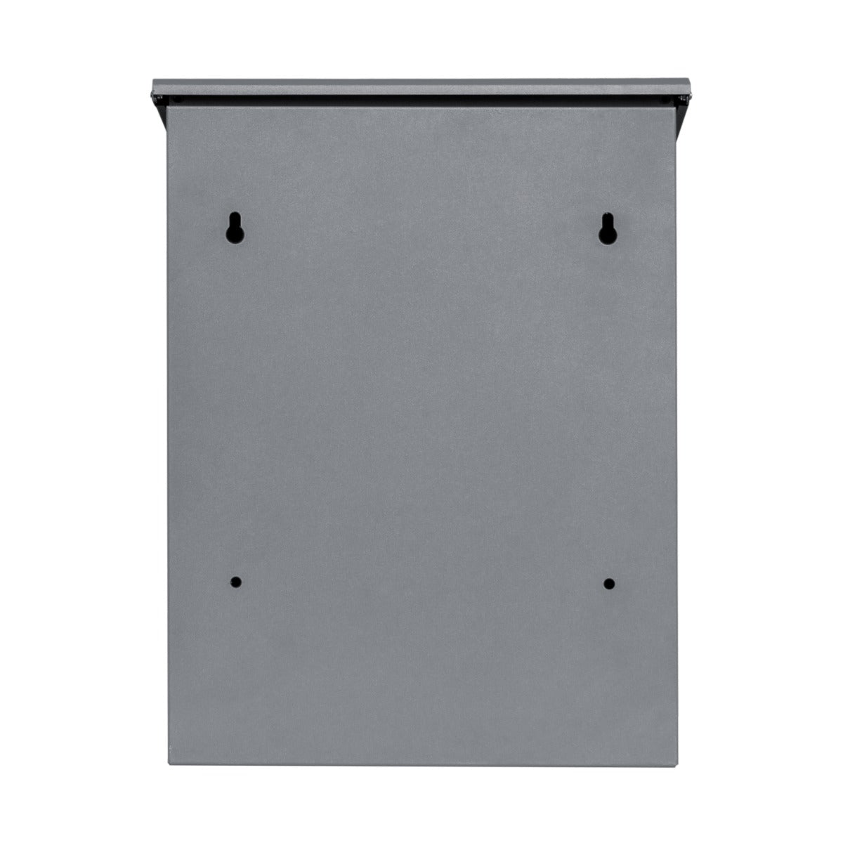 Caixa postal cinza antirroubo