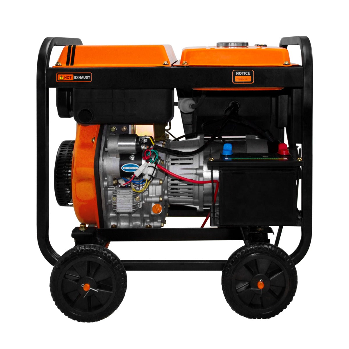 Gerador diesel de estrutura aberta T-Mech 5kVA