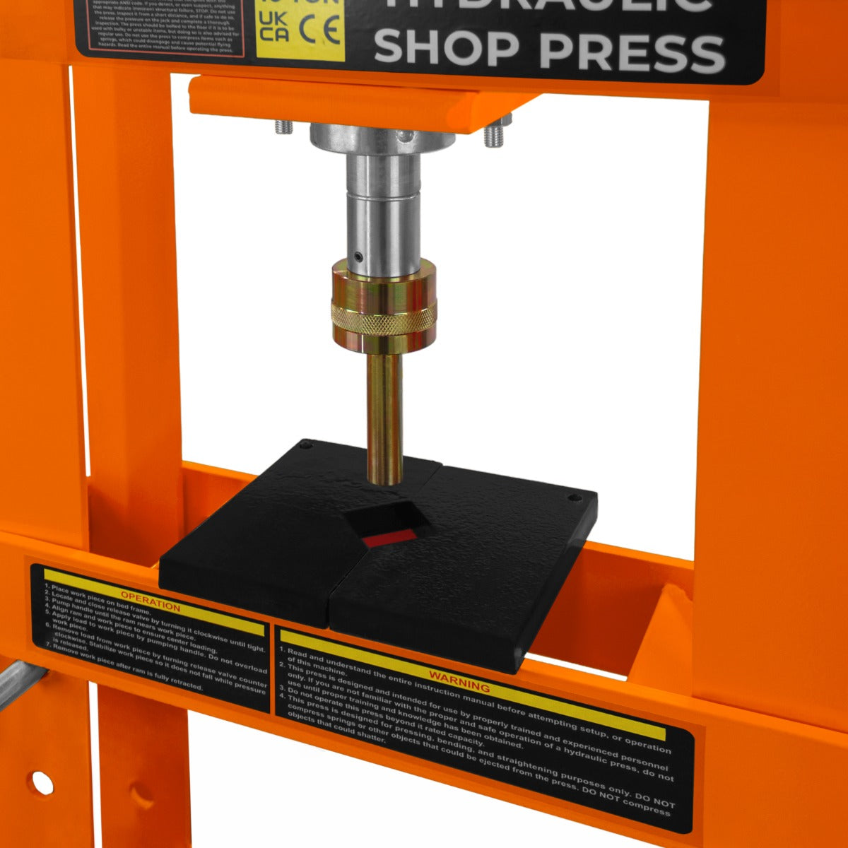 Prensa Oficina Hidrá ulica com Manómetro ? 10 Toneladas