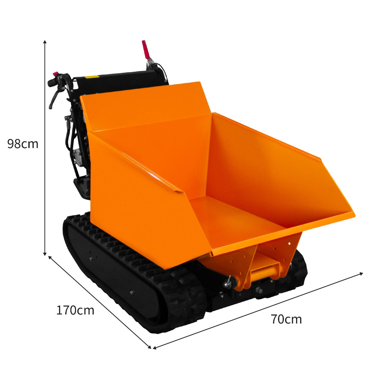 Empilhadeira Elétrica Mini Dumper com Basculante Hidráulico