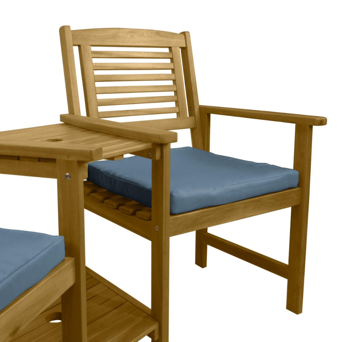 Sofá Loveseat de 2 lugares com almofadas