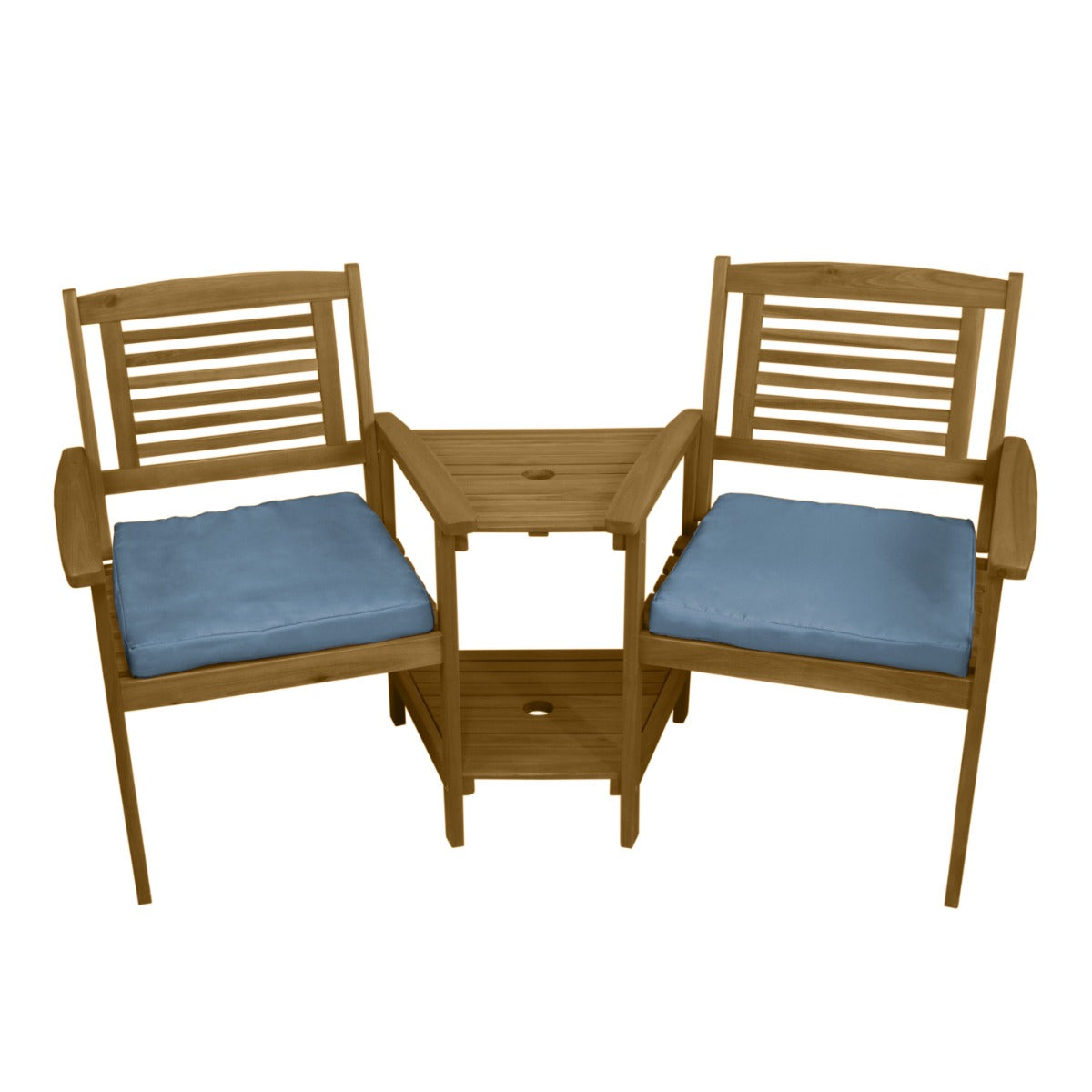 Sofá Loveseat de 2 lugares com almofadas