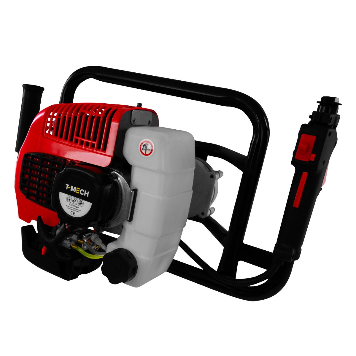 Trado terrestre T-Mech e pregador de poste de 120 mm de 4 tempos