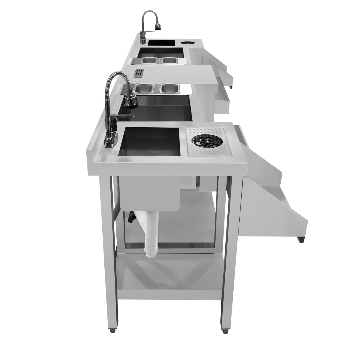 Estação Dupla Compacta para Coquetéis