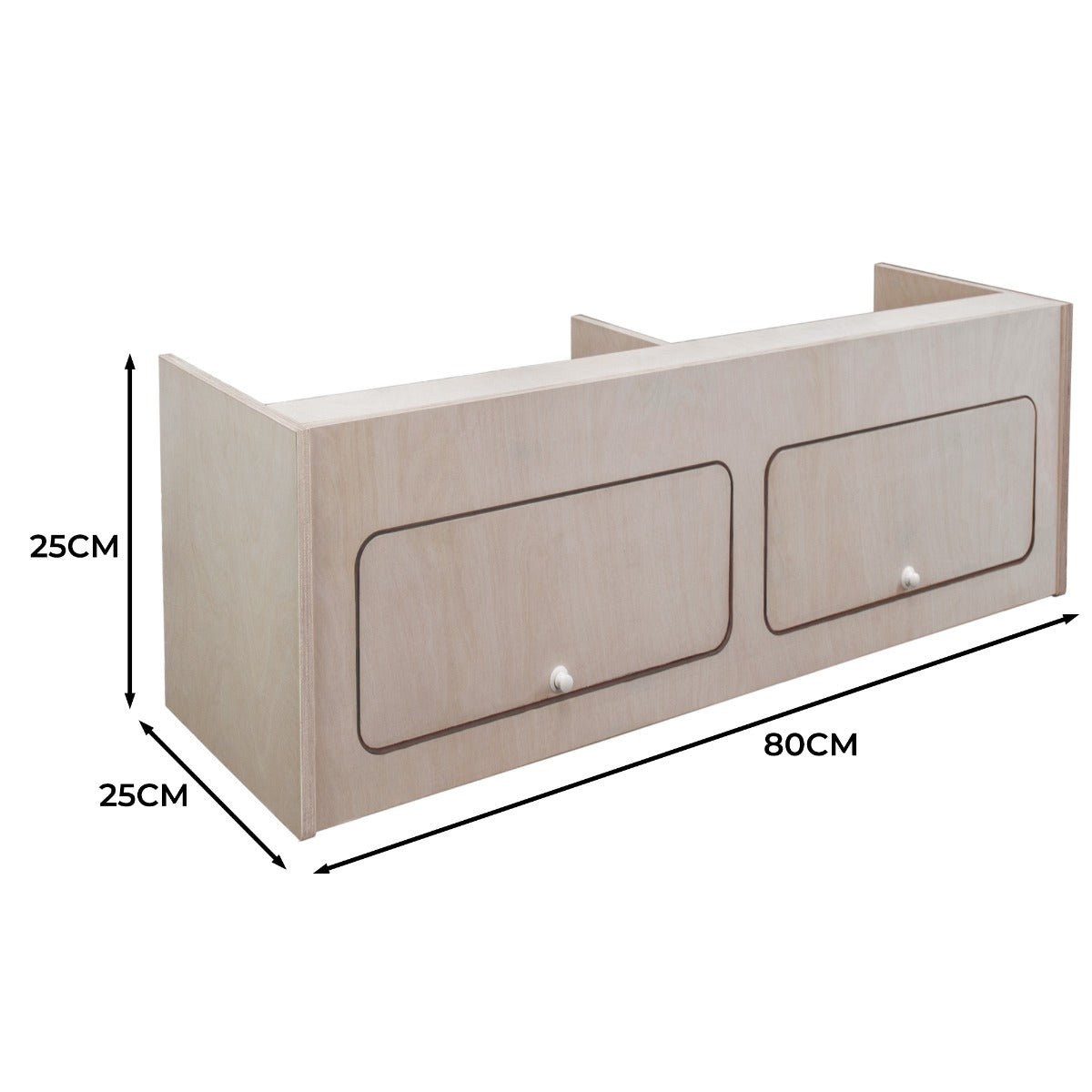 Gabinete elevado para motorhome ? 80cm x 25cm x 25cm