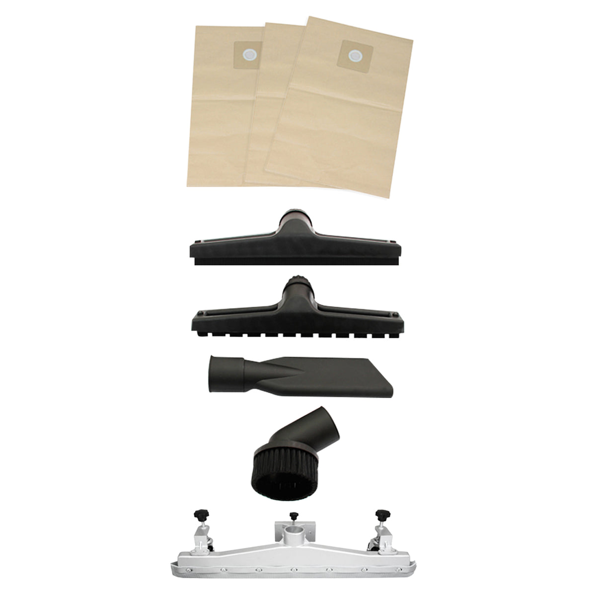 Aspirador Industrial de 80L, 5 Acessórios + 3 Sacos de Pó