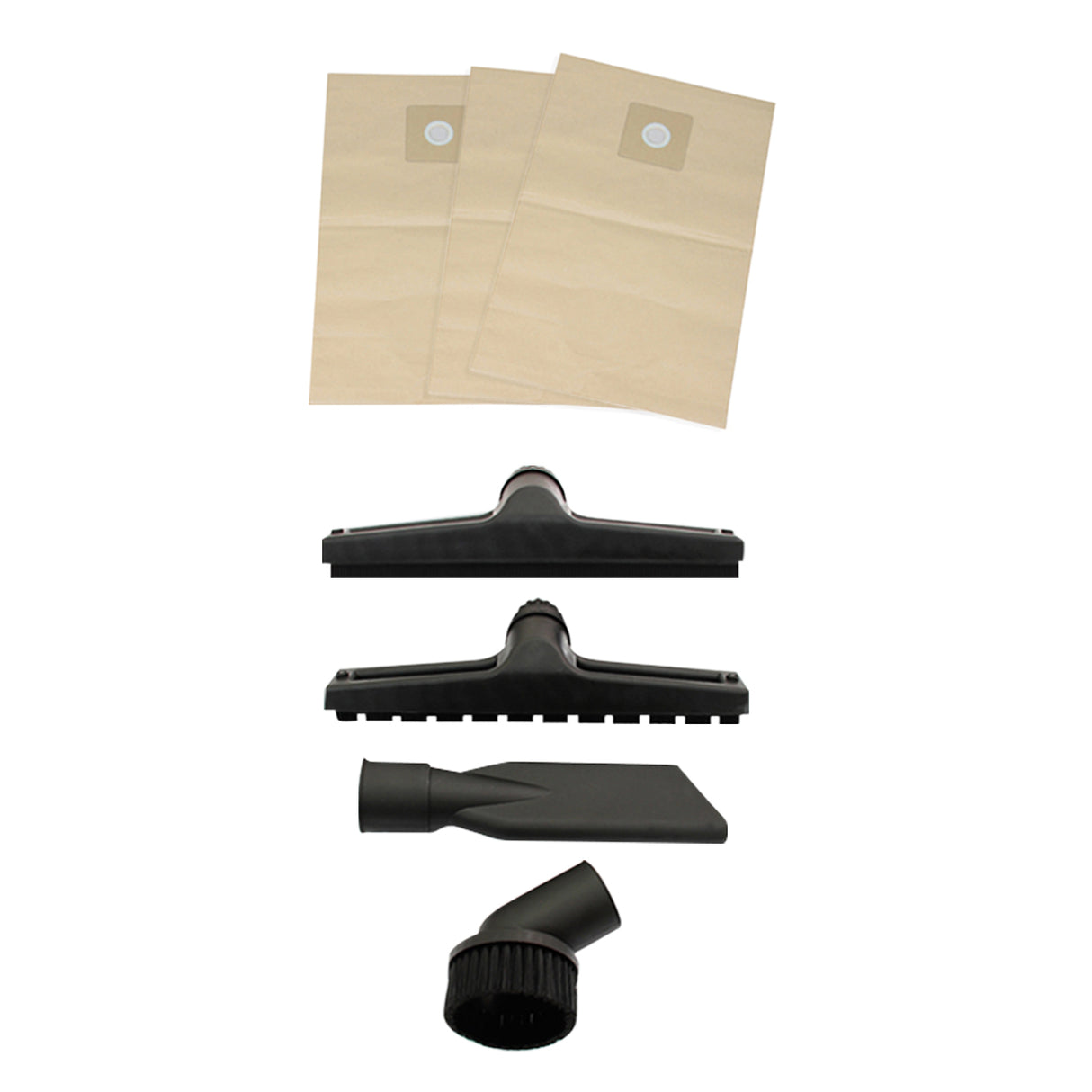 Aspirador Industrial de 80L, 4 Acessórios + 3 Sacos de Pó