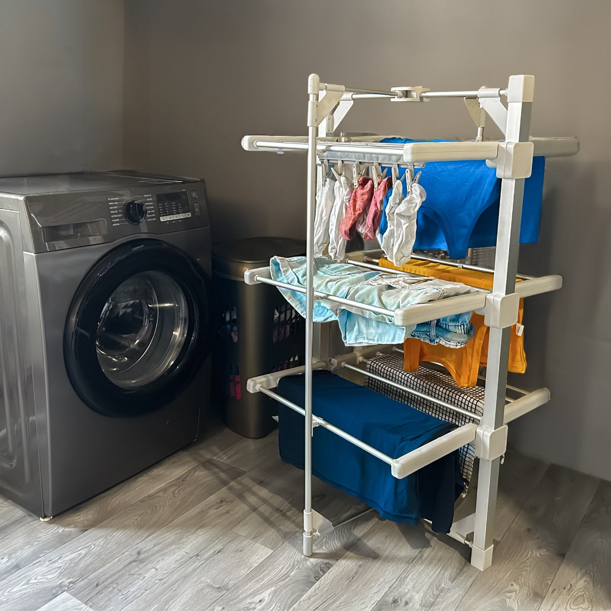 Airer de roupas com calor