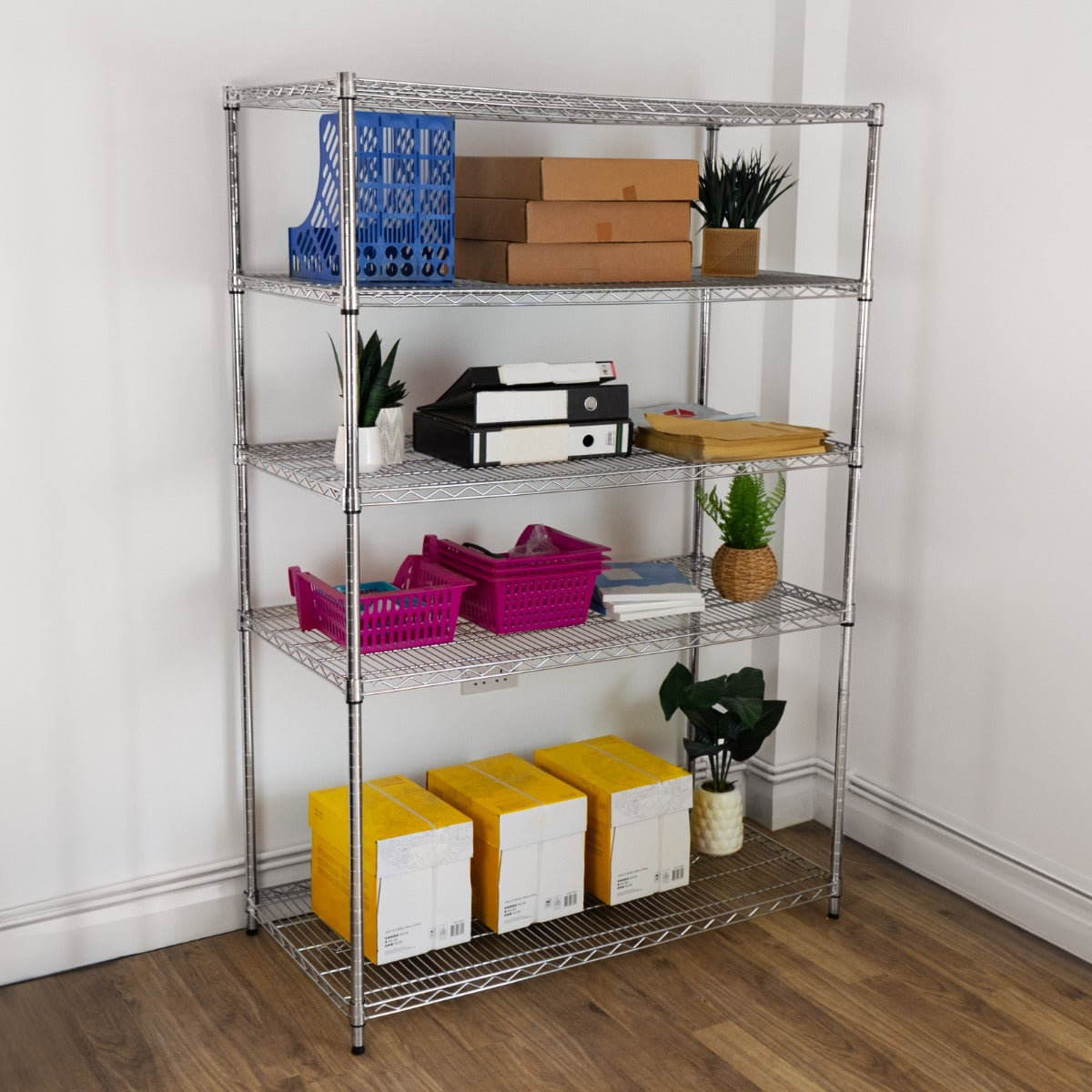 Estantes de arame KuKoo - 60cm x 120cm x 180cm