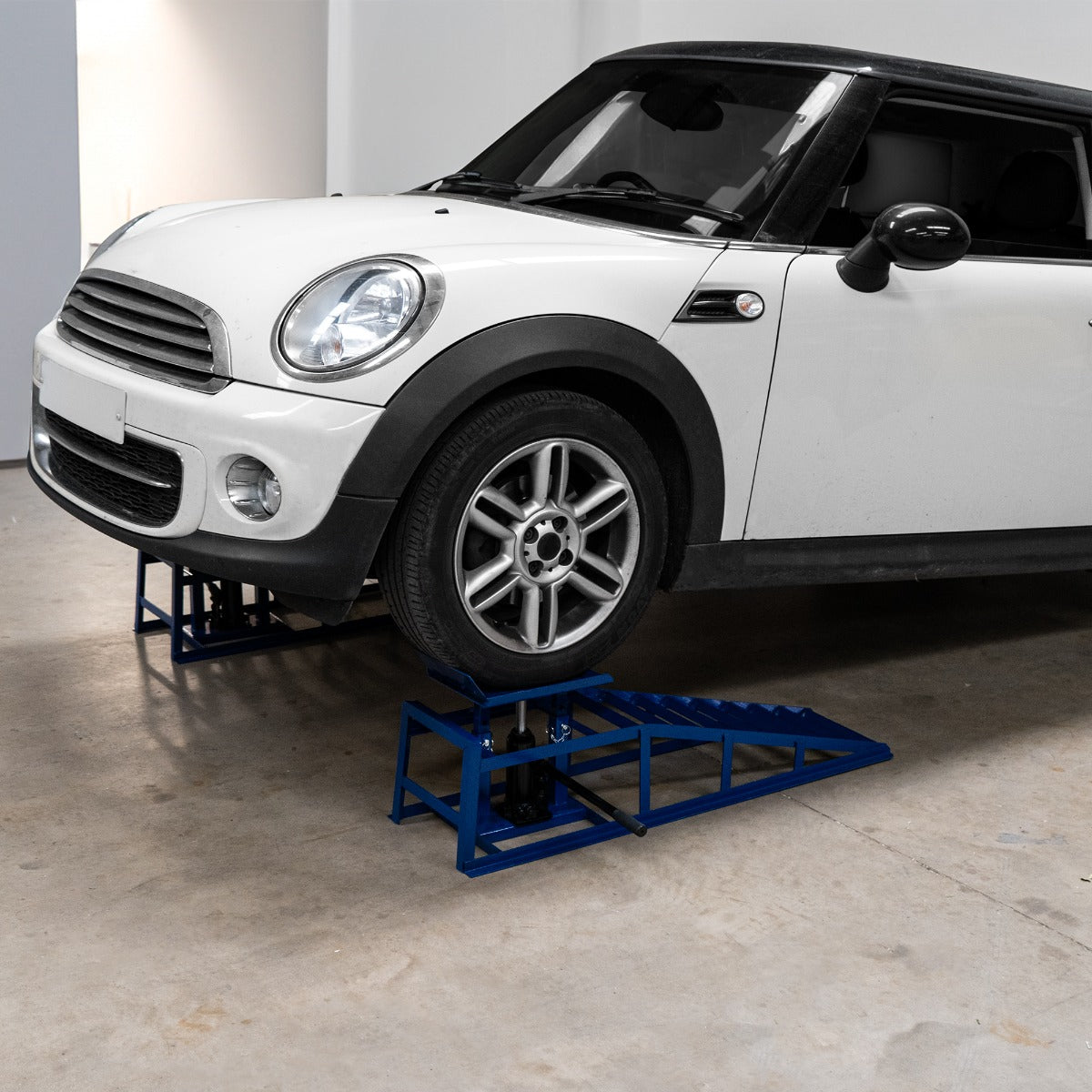 2 rampas hidrá ulicas para carros - capacidade combinada de 3 toneladas