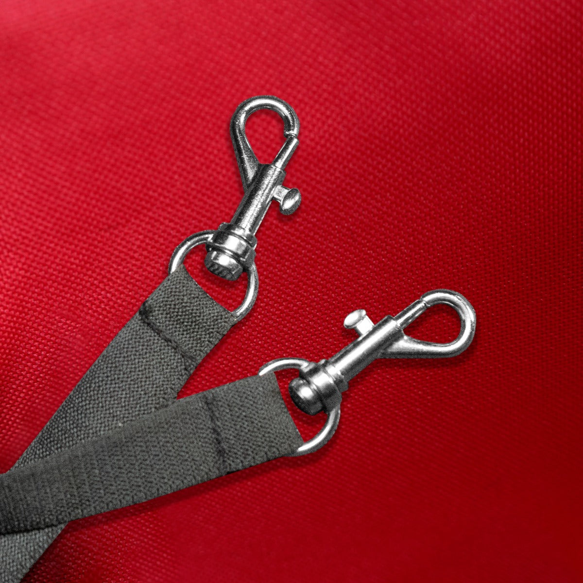 Carrinho para Animais de Estimação com Capa de Chuva - Vermelho