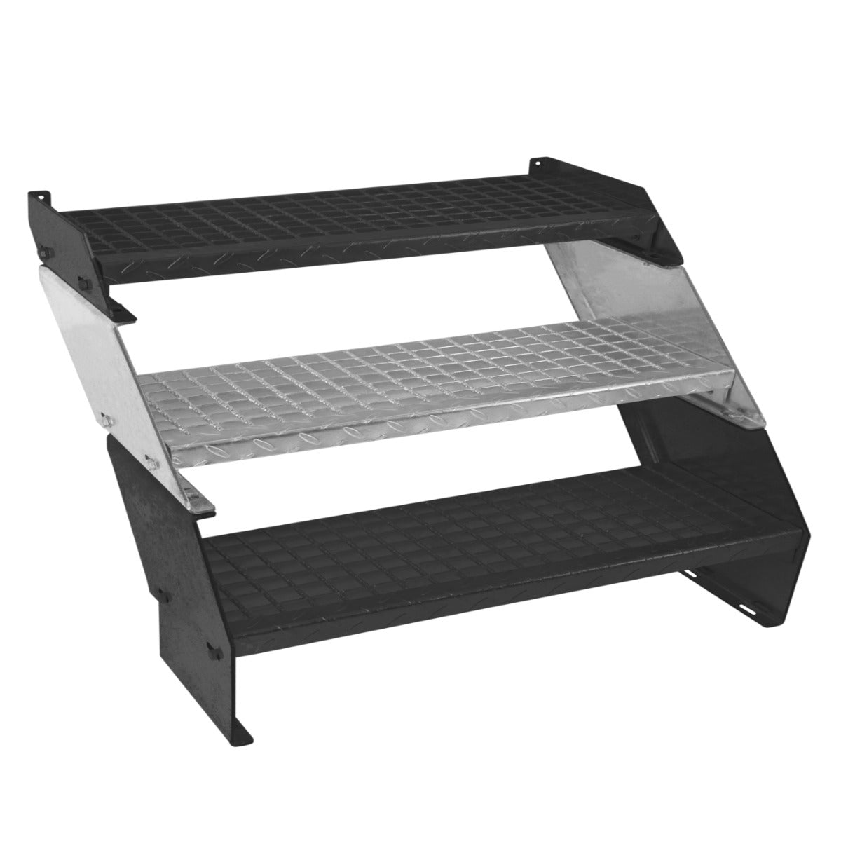 Degrau adicional de aço galvanizado ? 900 mm de largura