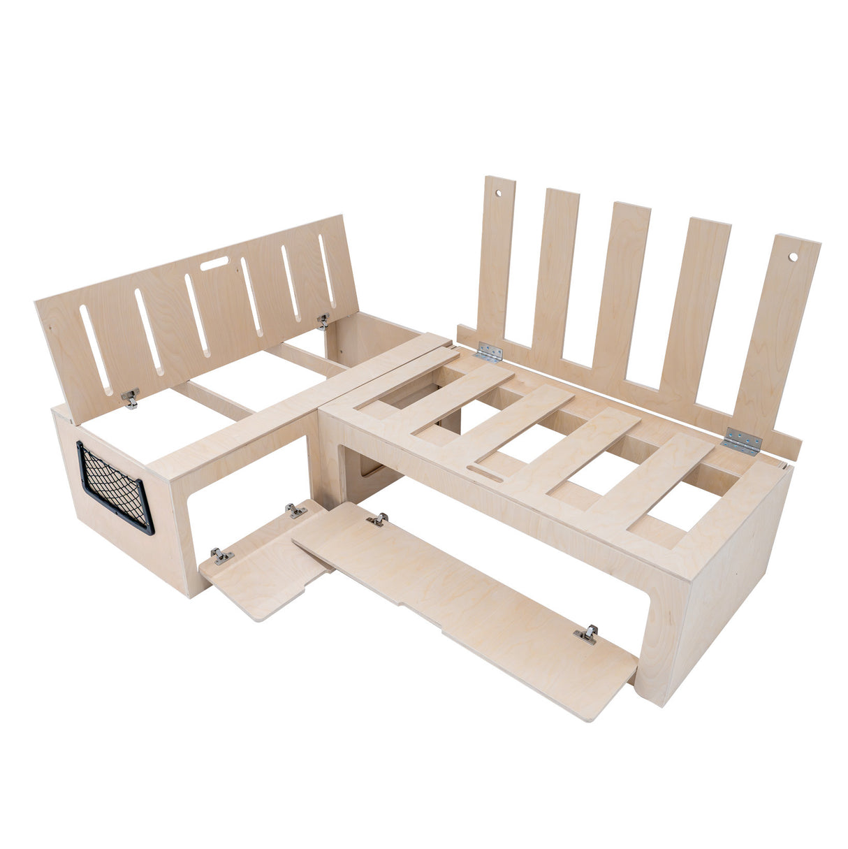 Sofá-Cama em forma de L para Furgoneta/ Camper/ Autocaravana