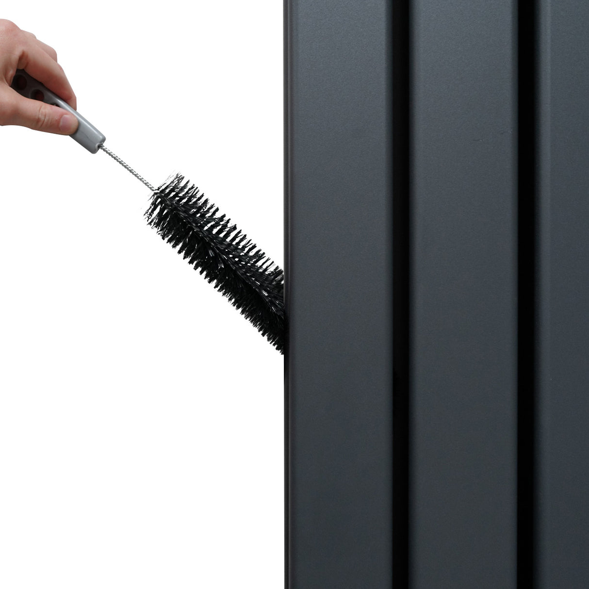 Radiador Plano com Espelho - 1800 mm x 565 mm - Cinza Antracite