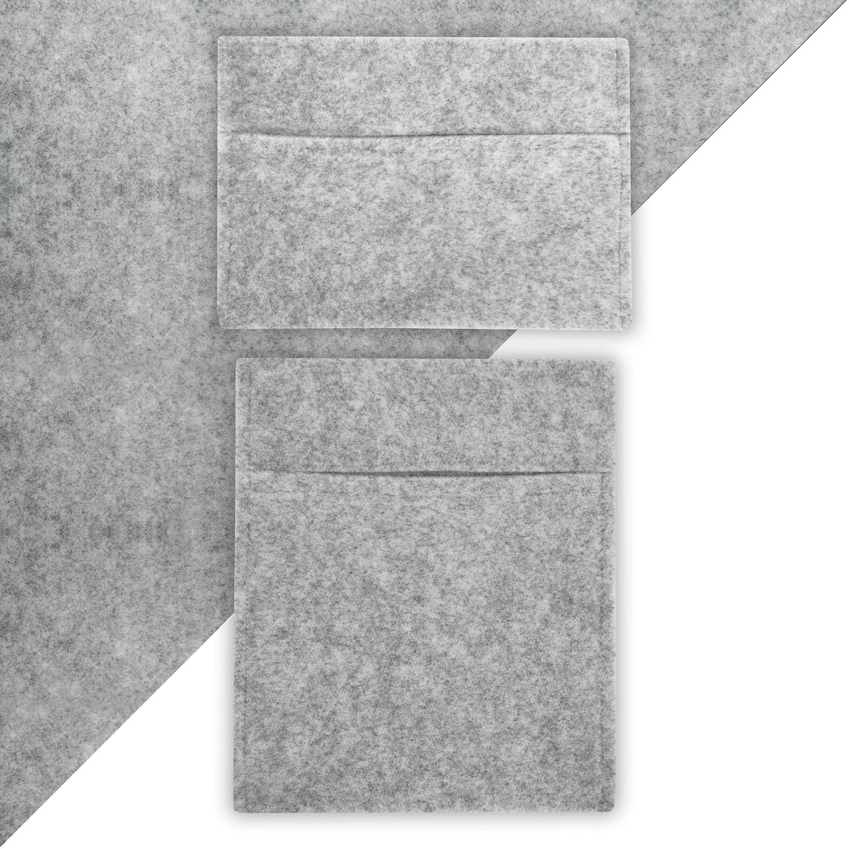 Forro de carpete e bolsas de armazenamento para van - Cinza prateado