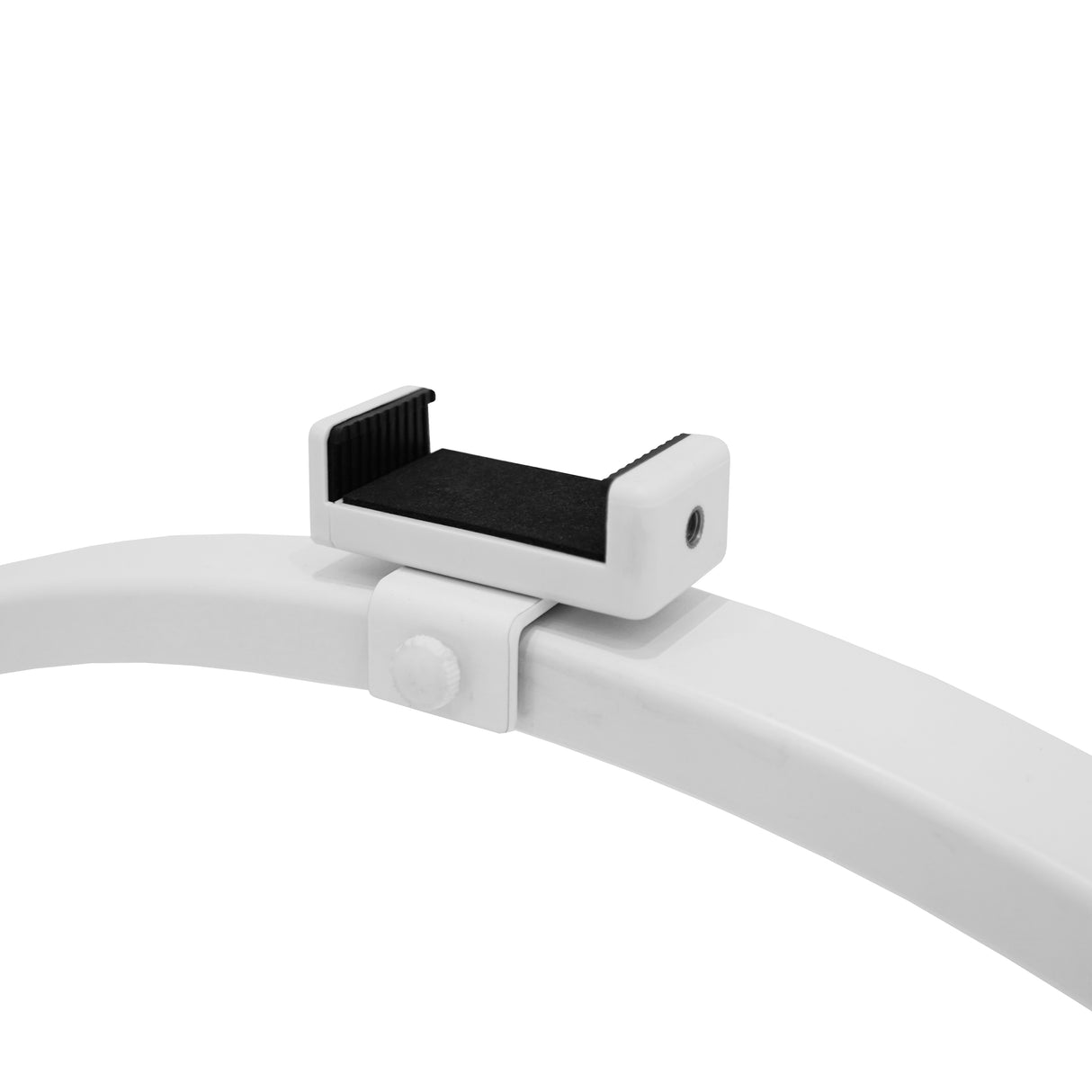 Mesa de manicure profissional com lâmpada LED em forma de meia-lua