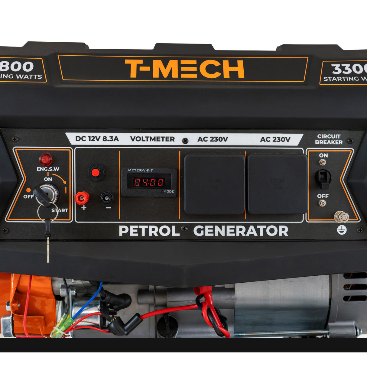 T-Mech Gerador Portátil Monofásico a Gasolina