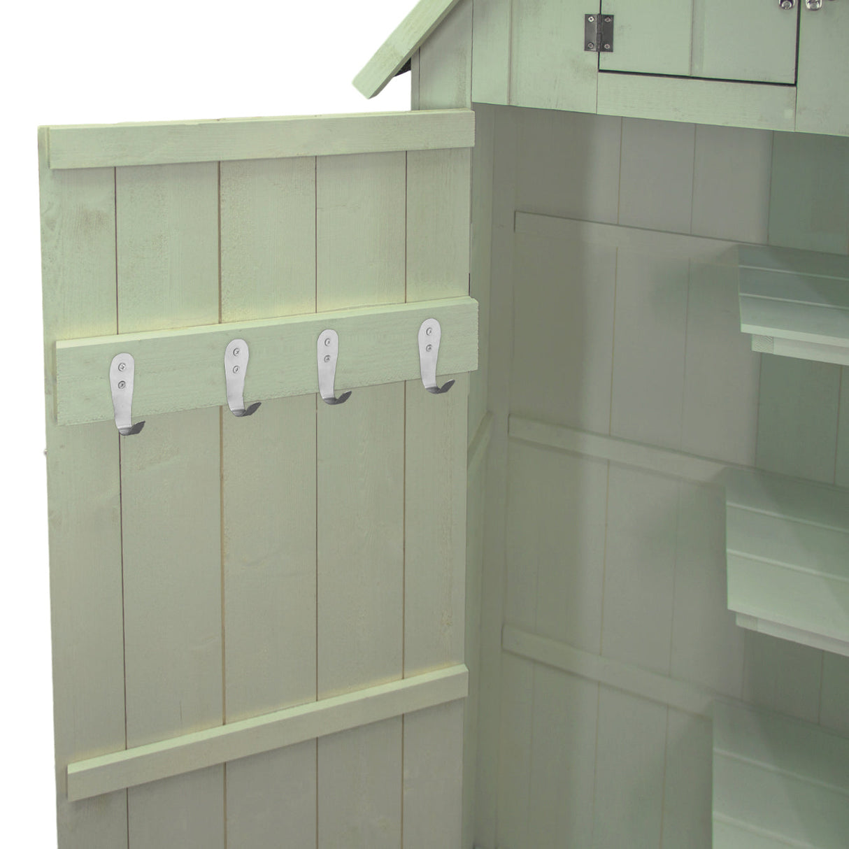 Abrigo de Jardim em Madeira - Verde