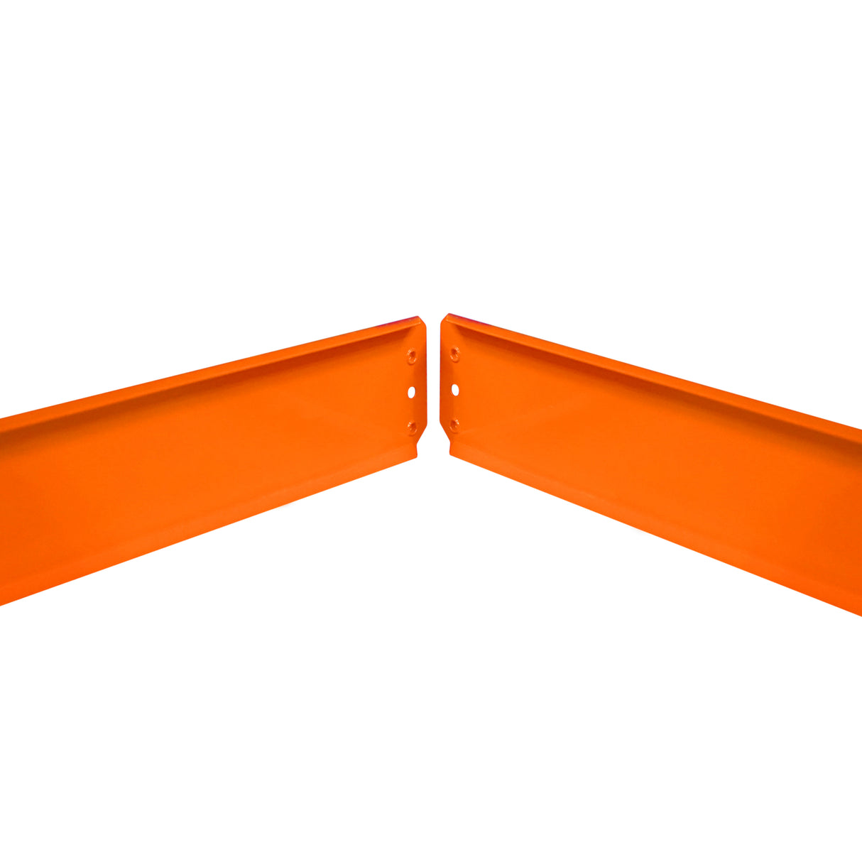 Prateleira adicional S-Rax em laranja vibrante, com design robusto e acabamento liso, ideal para organização de espaços de trabalho