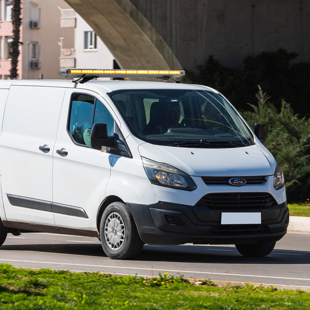 Luz de recuperação âmbar 1200 mm com painel de controle
