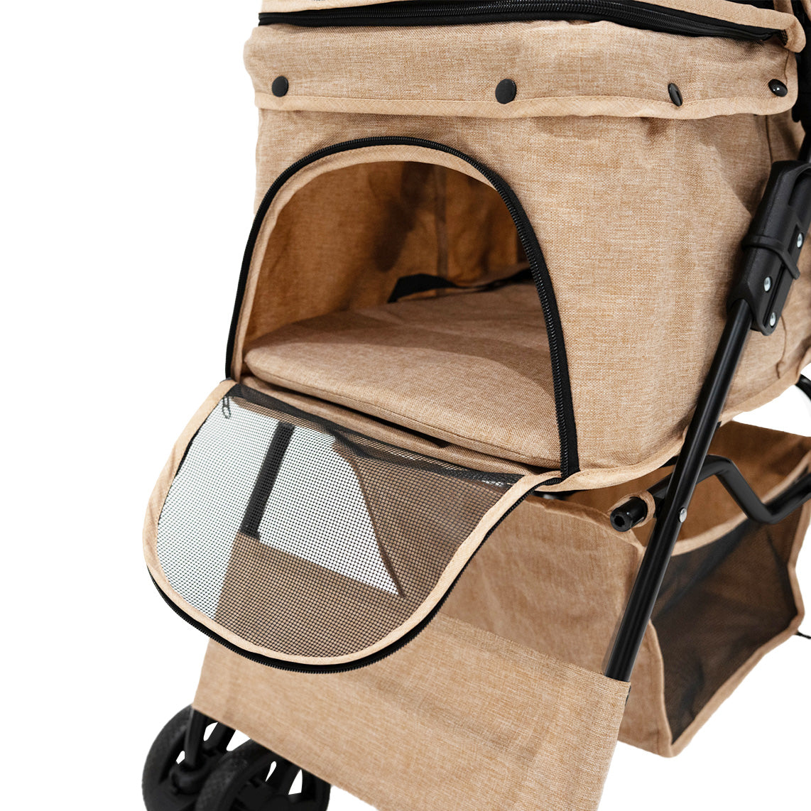 Carruagem Bege para Pet e Caddy Bag