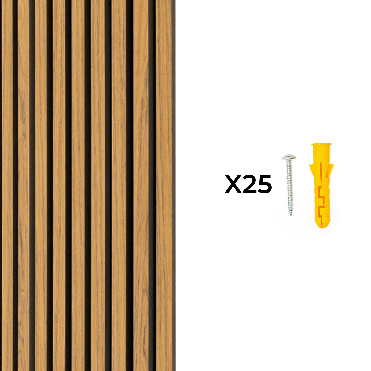 Painéis Acústicos de Parede - Carvalho