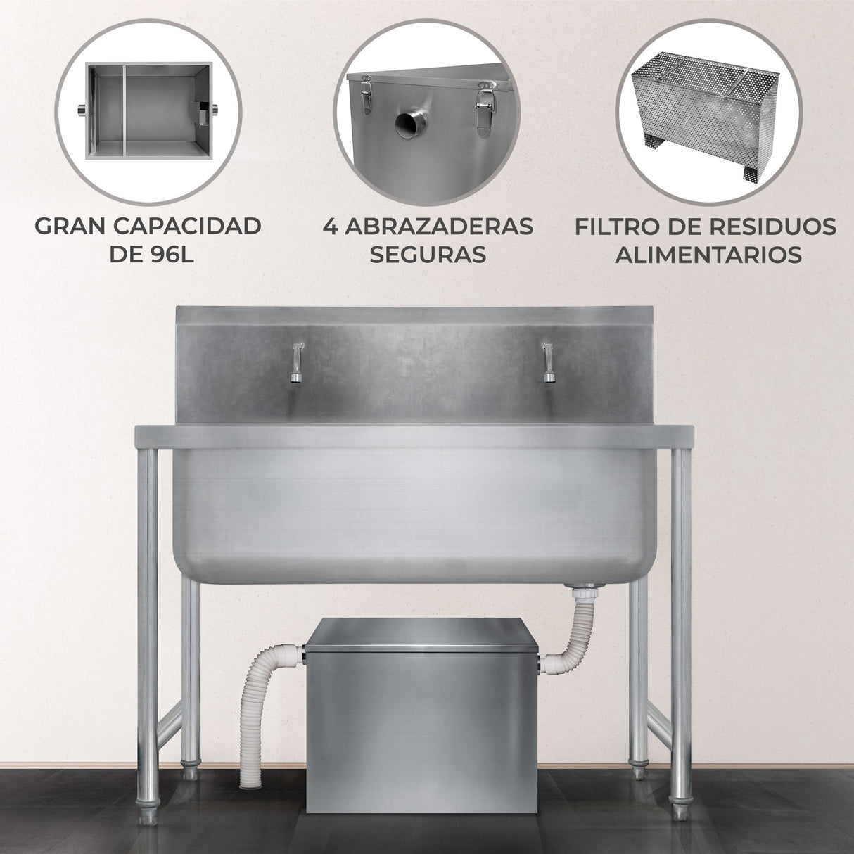 Caixa de gordura KuKoo ? 96 litros