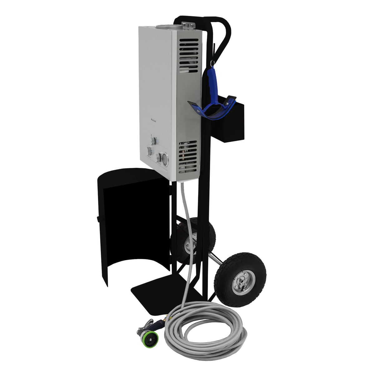 Ducha Portátil para Cavalos Deluxe - Preto